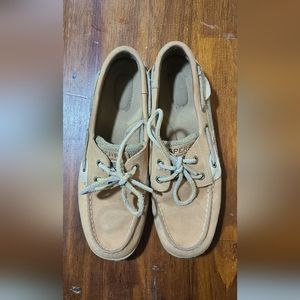 Sperry top siders size 8 narrow tan